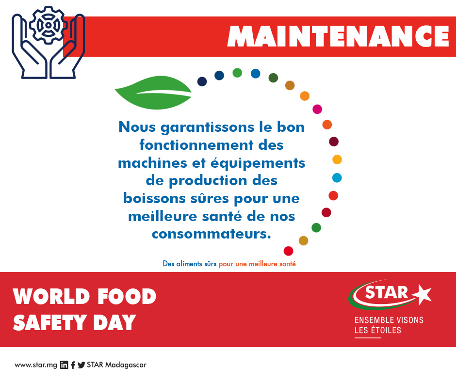 07 JUIN - WORLD FOOD SAFETY DAY
