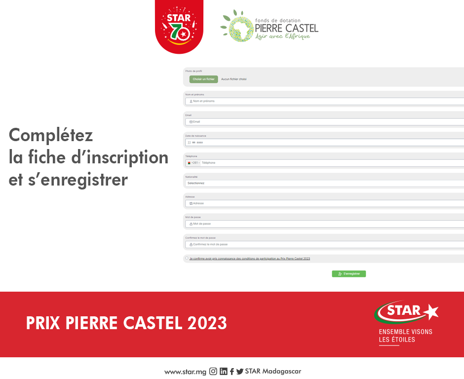 PRIX PIERRE CASTEL 2023
