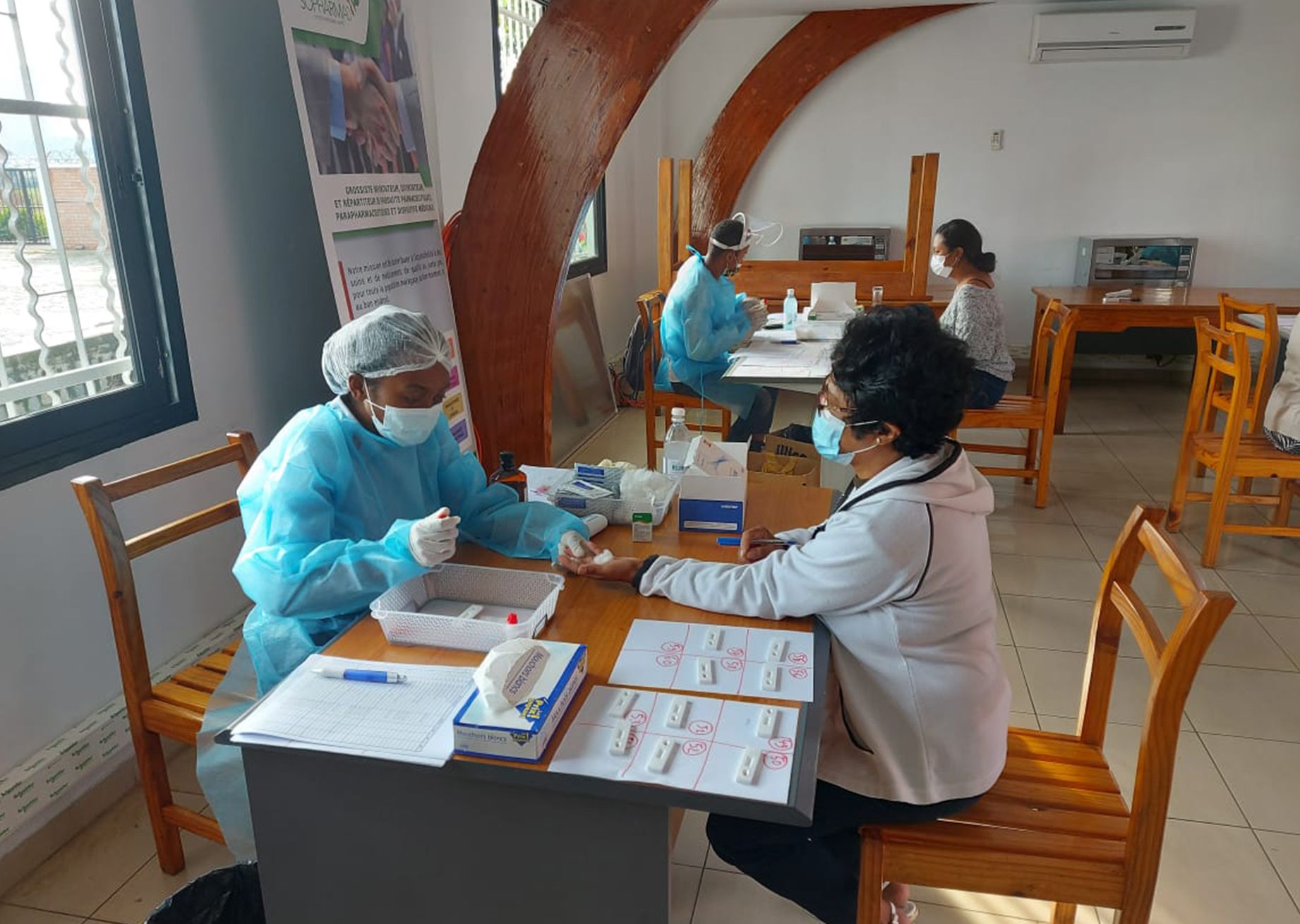 Les campagnes de dépistage du COVID-19 continuent dans nos locaux