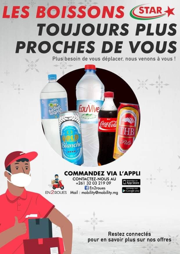 Commandez les boissons STAR depuis chez vous