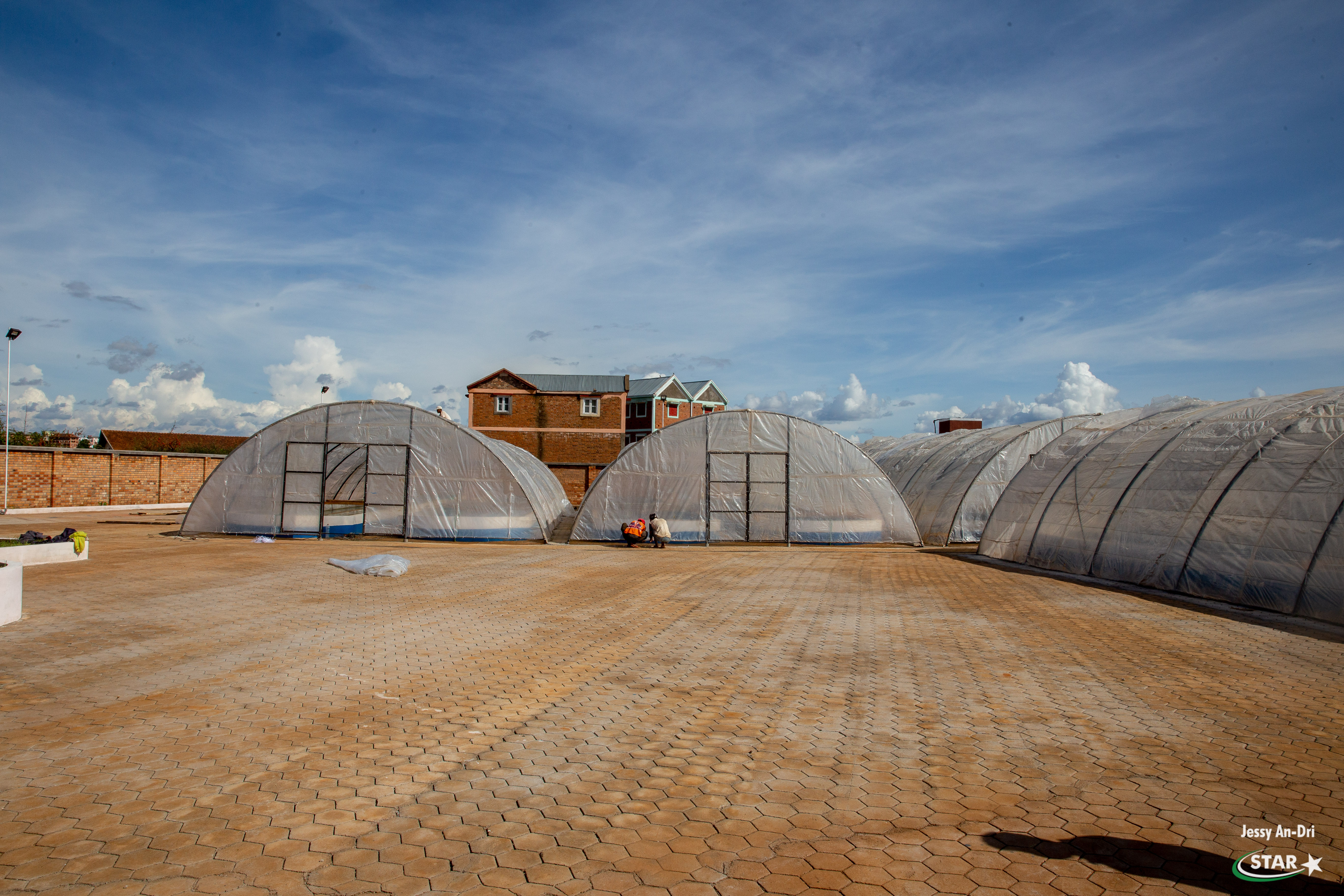 Travaux d’extension de la ferme de spiruline au centre Fanantenana Antsirabe