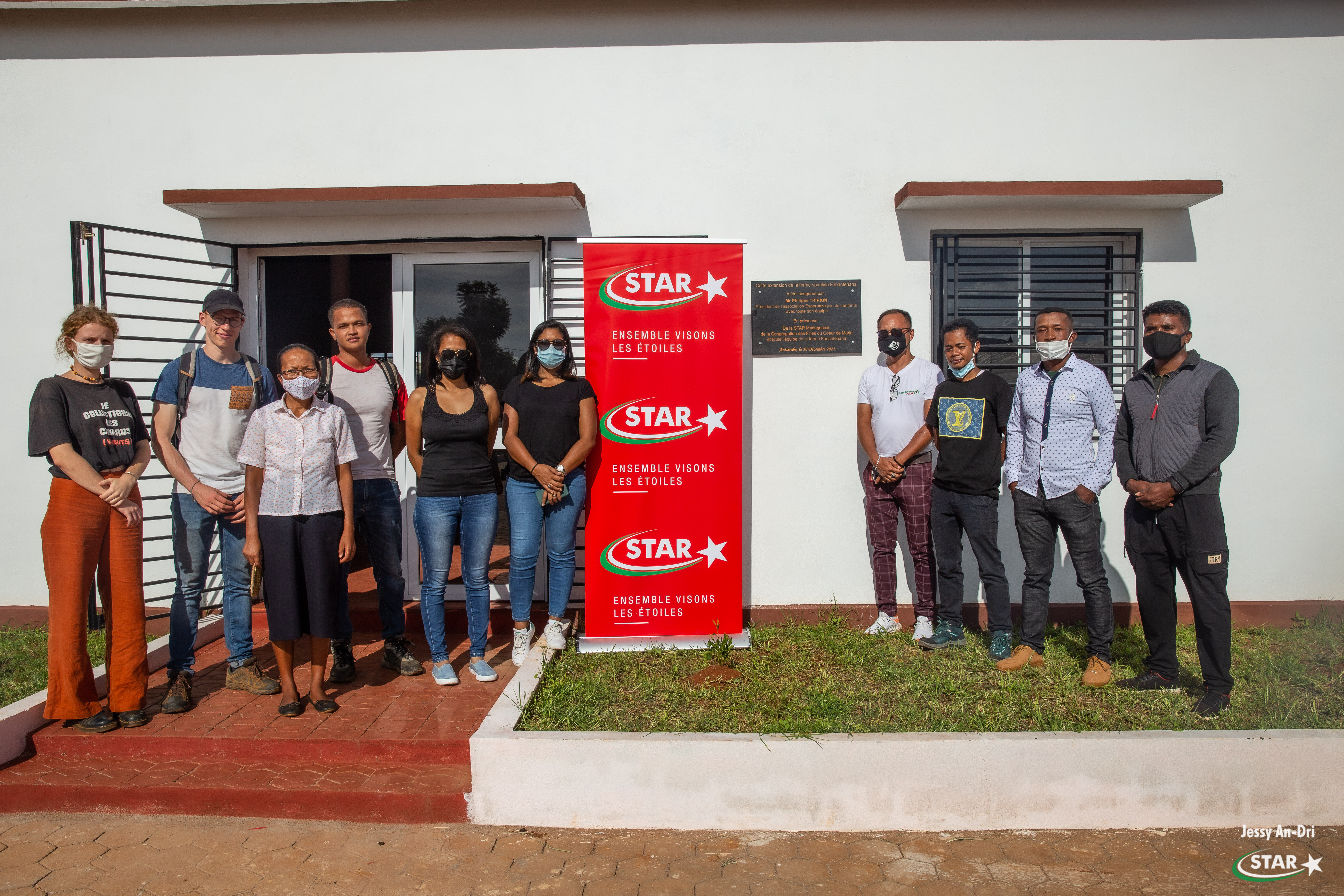 Travaux d’extension de la ferme de spiruline au centre Fanantenana Antsirabe