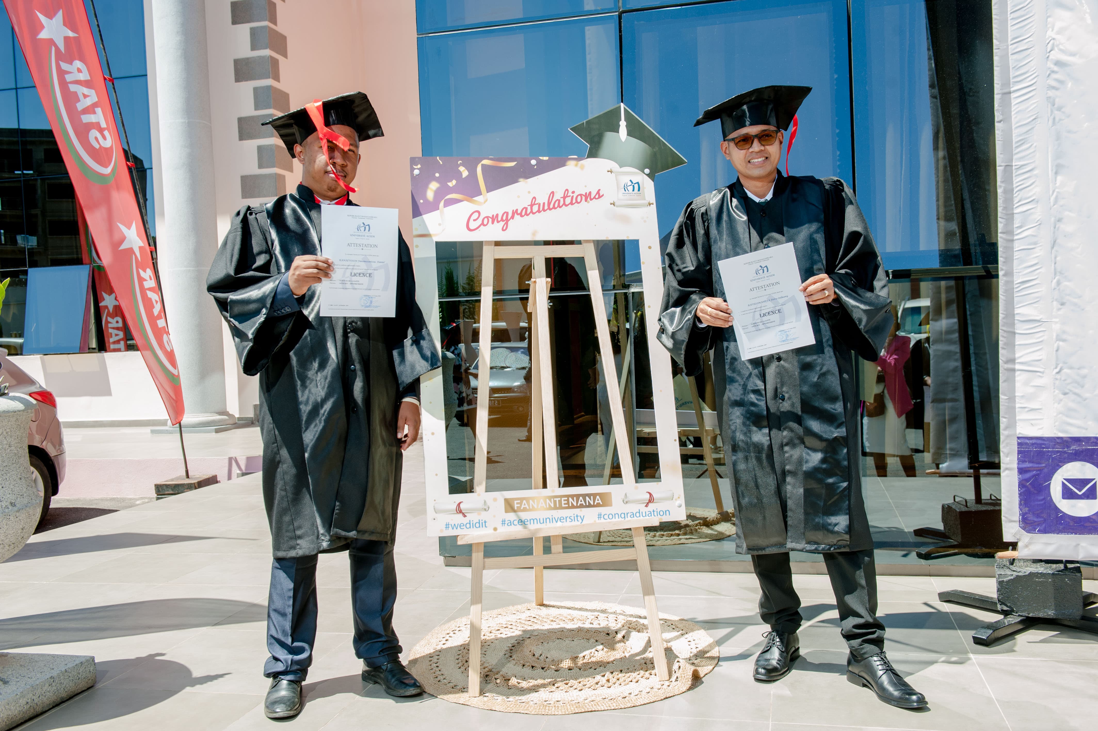 Sortie de promotion de l'université Aceem.