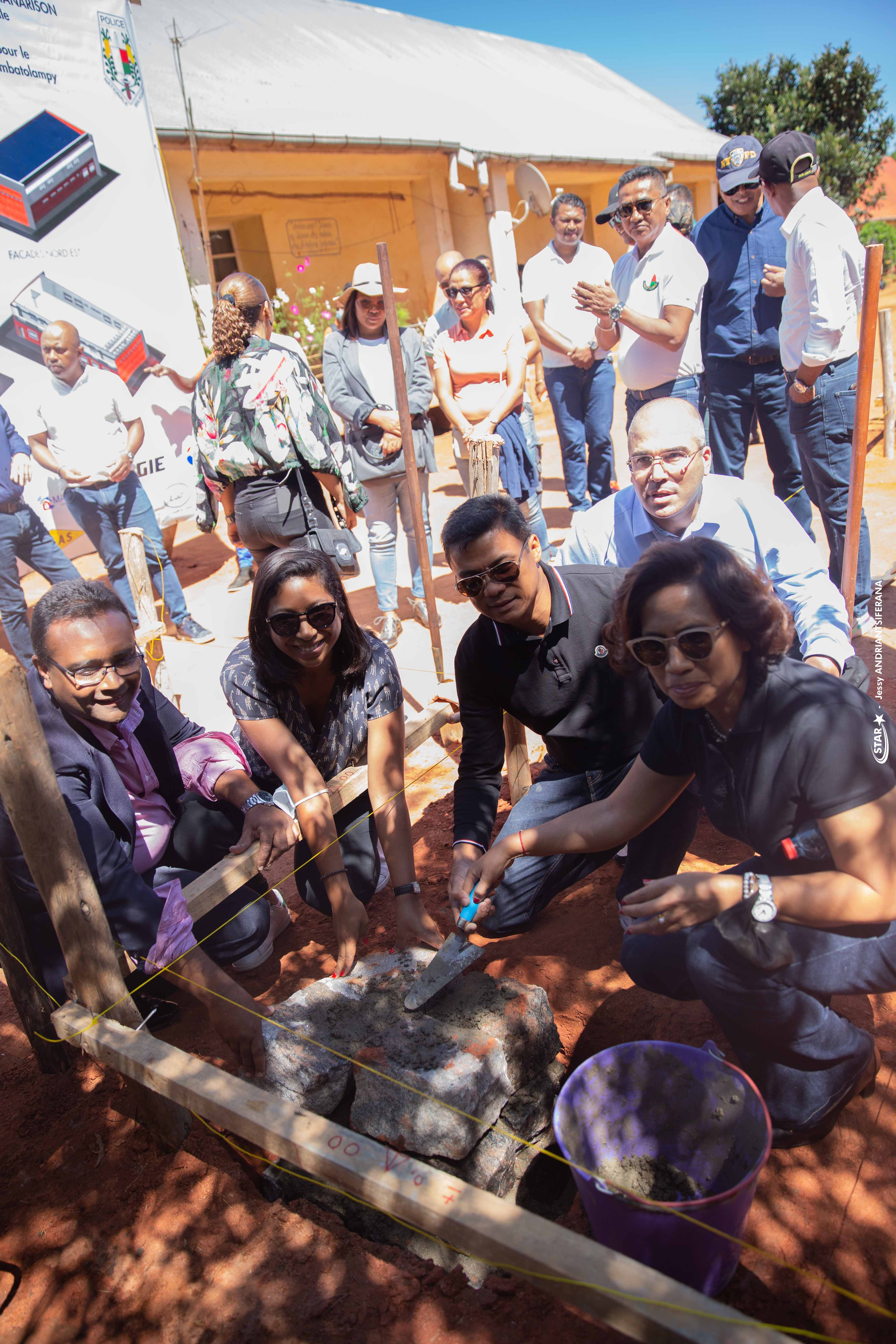 construction du dortoir au sein de l'Orphelinat de la Police à Ambatolampy