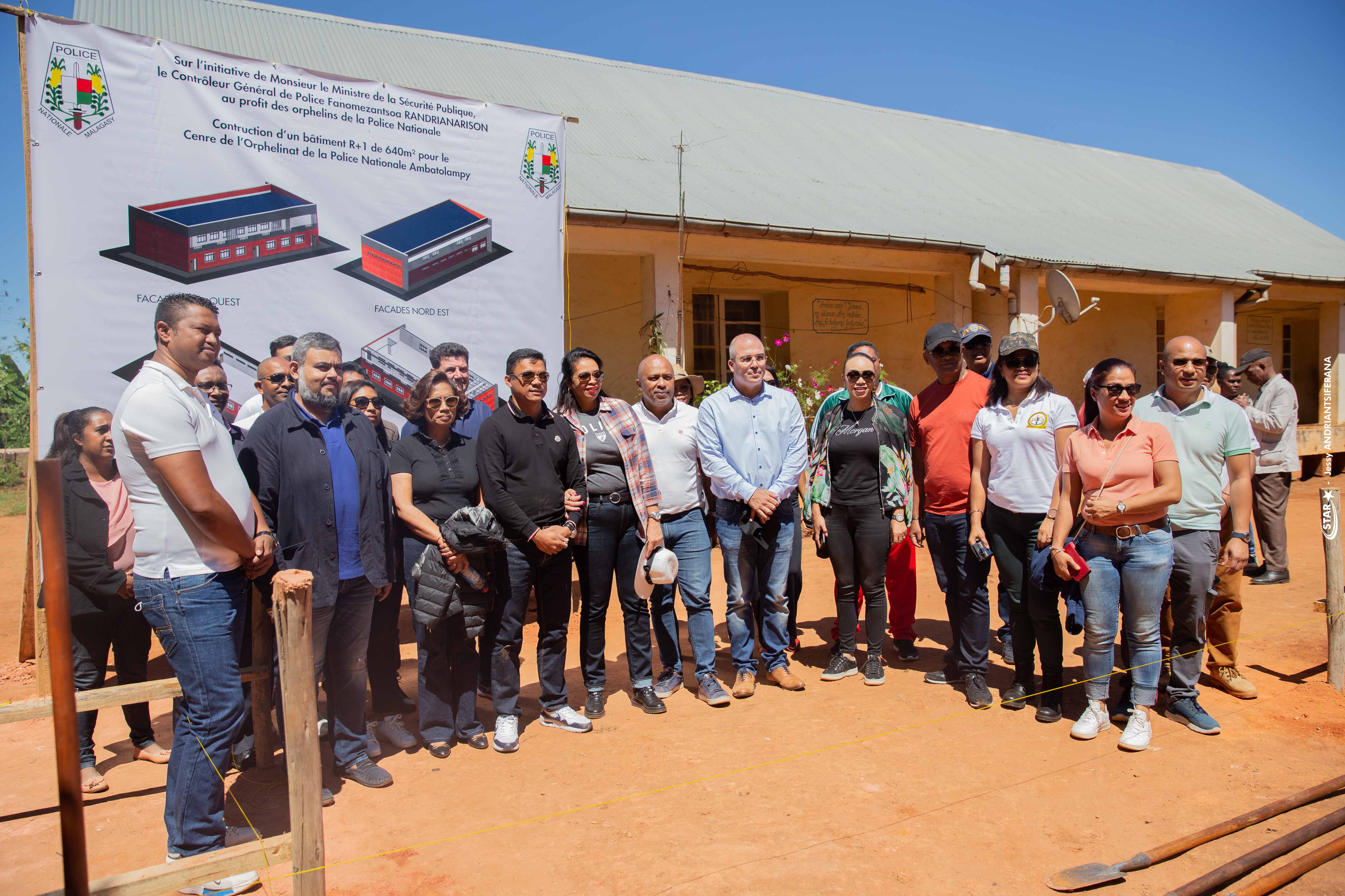 construction du dortoir au sein de l'Orphelinat de la Police à Ambatolampy