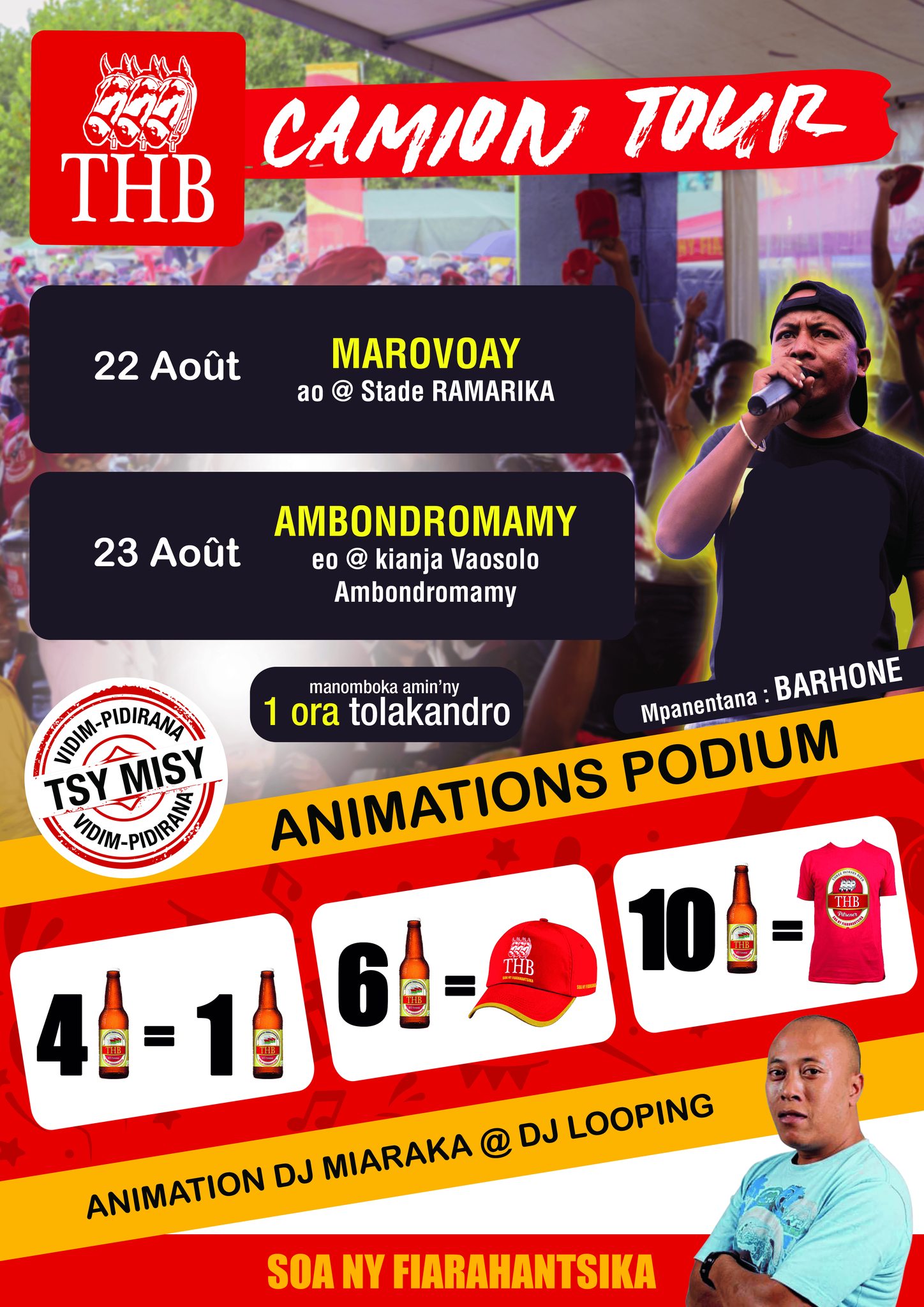 CAMION TOUR - MAROVOAY et AMBONDROMAMY