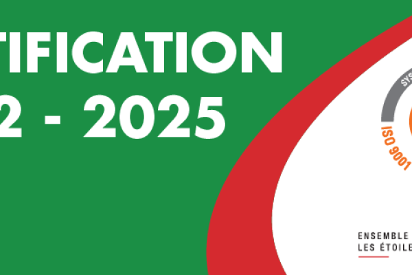 Obtention de la certification ISO-9001 : 2015