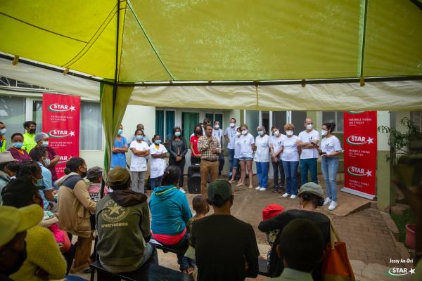 La STAR en partenariat avec l'association "Les enfants du noma"