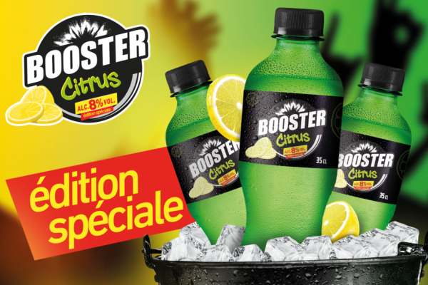 Nouveauté : Booster Citrus PET 35cl !