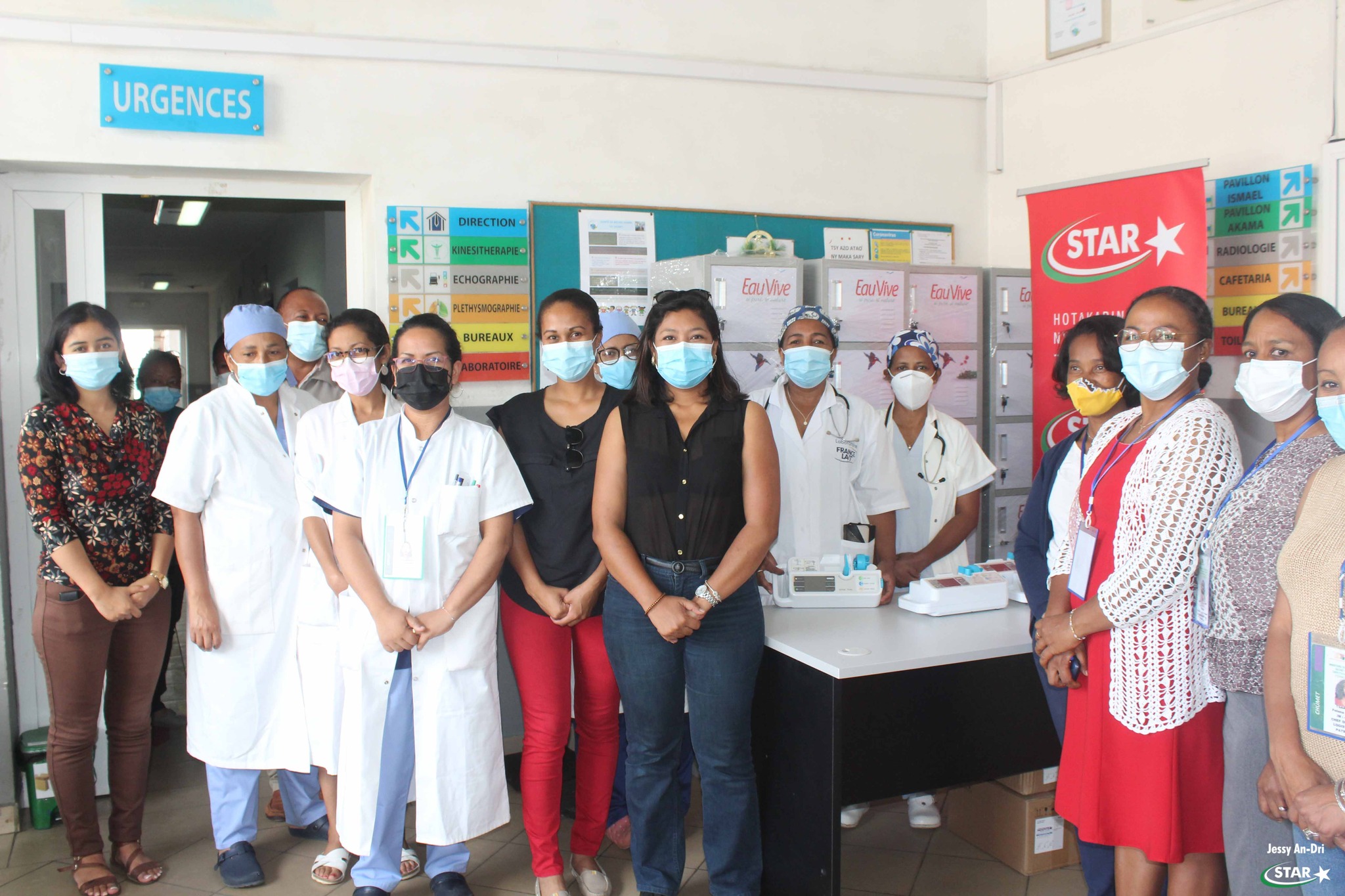 Dotation de matériels médicaux et de rangement pour les patients du CHUMET