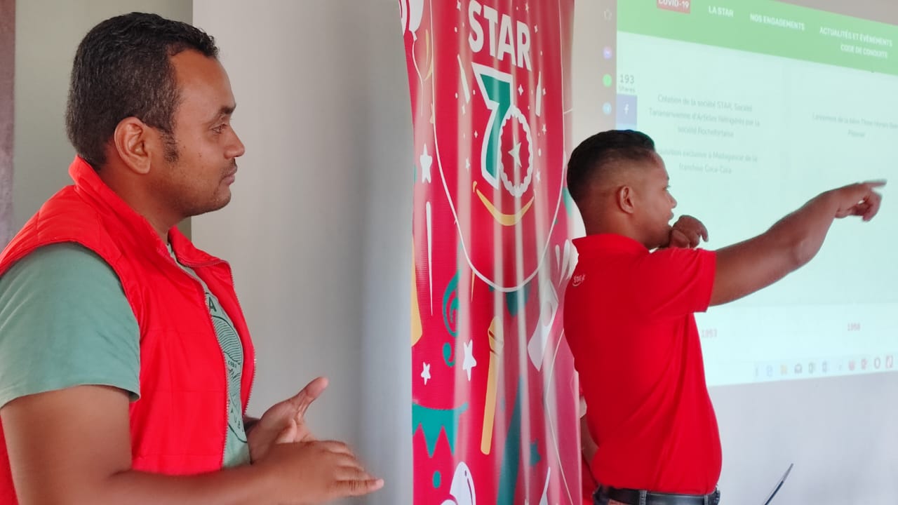 Intervention professionnelle de la STAR auprès des étudiants de SESAME.