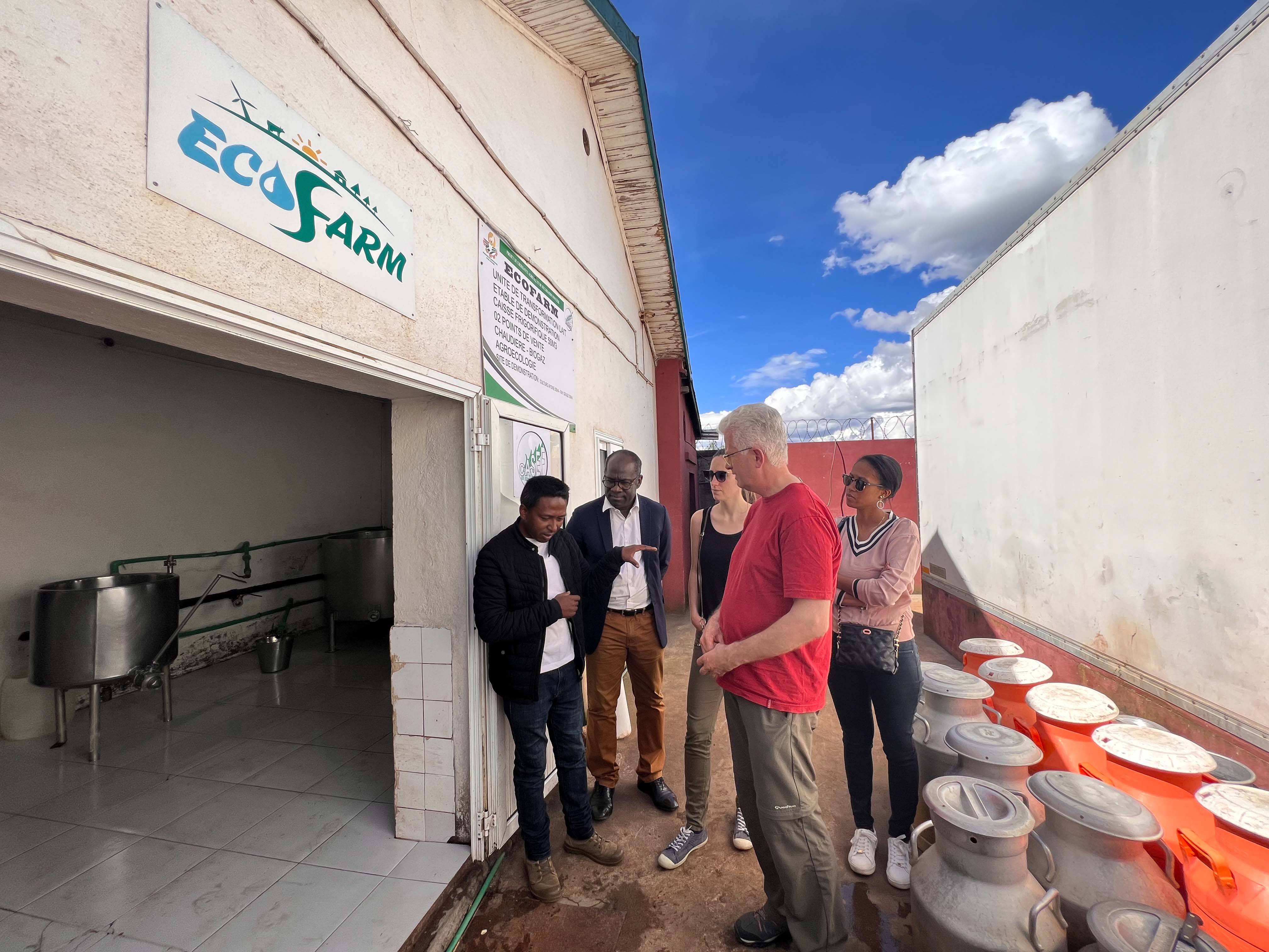 Visite de l'équipe du Fonds Pierre Castel