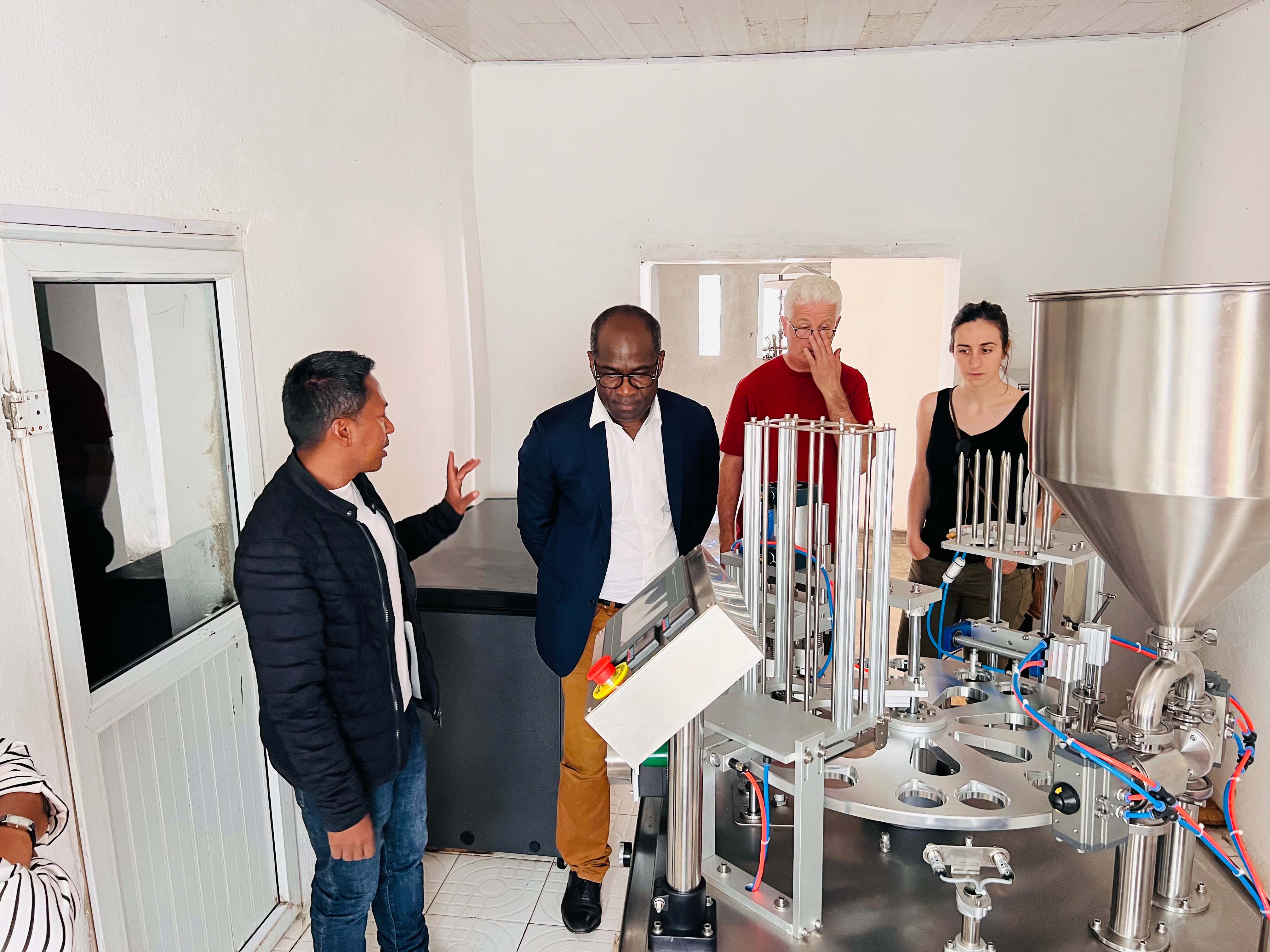 Visite de l'équipe du Fonds Pierre Castel