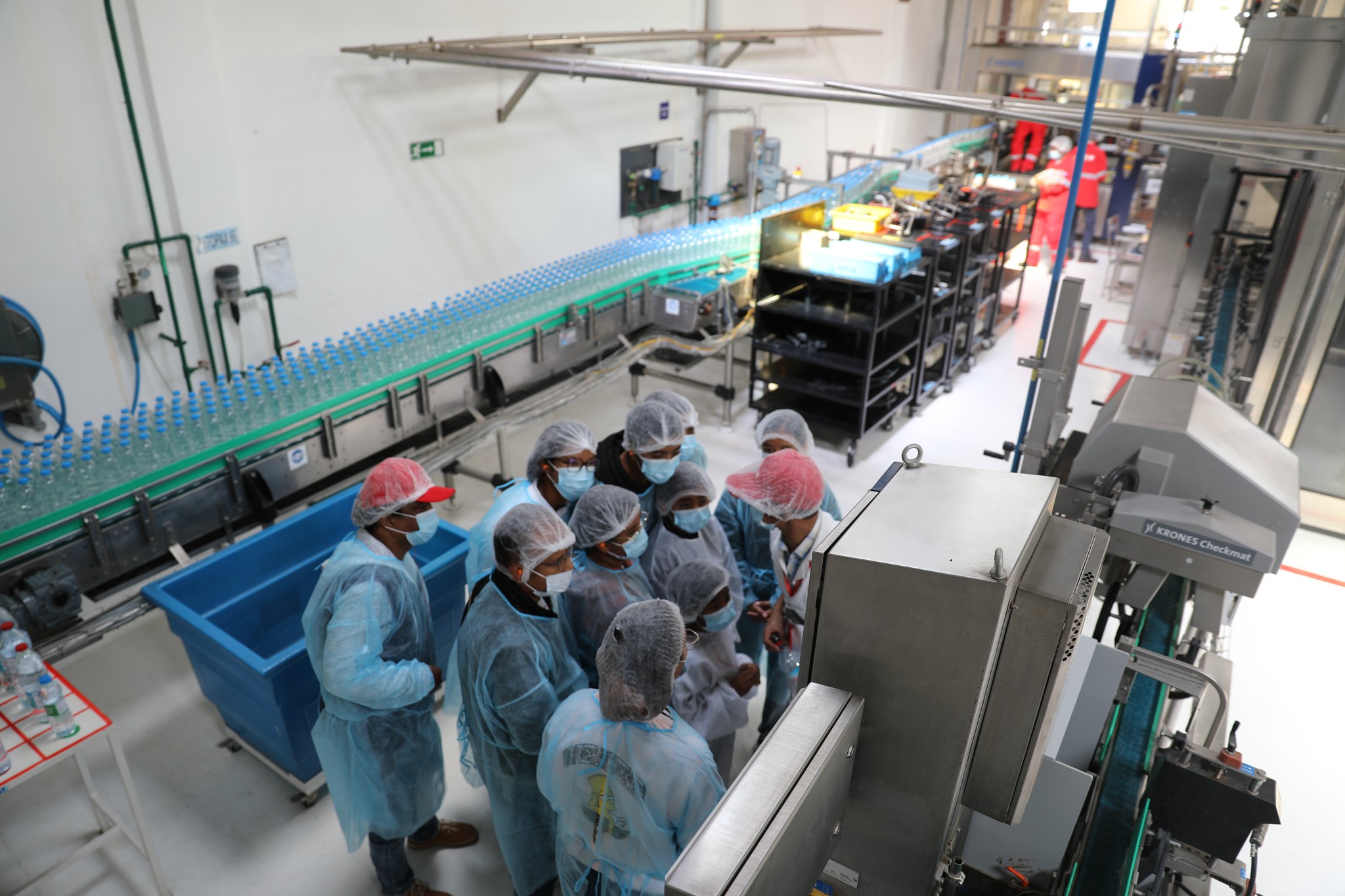 Visite d'usine par les collaborateurs et leurs familles