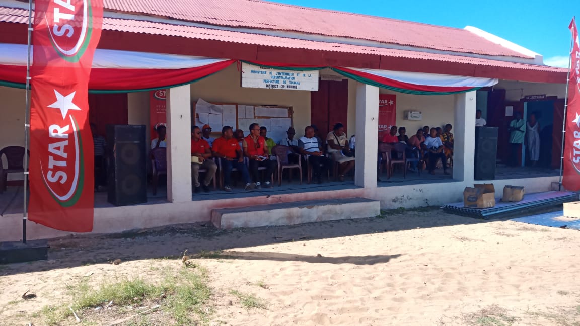 DOTATION MOROMBE APRES LE PASSAGE DE ALVARO